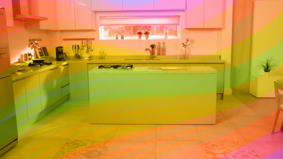 Como decorar a cozinha com diferentes cores